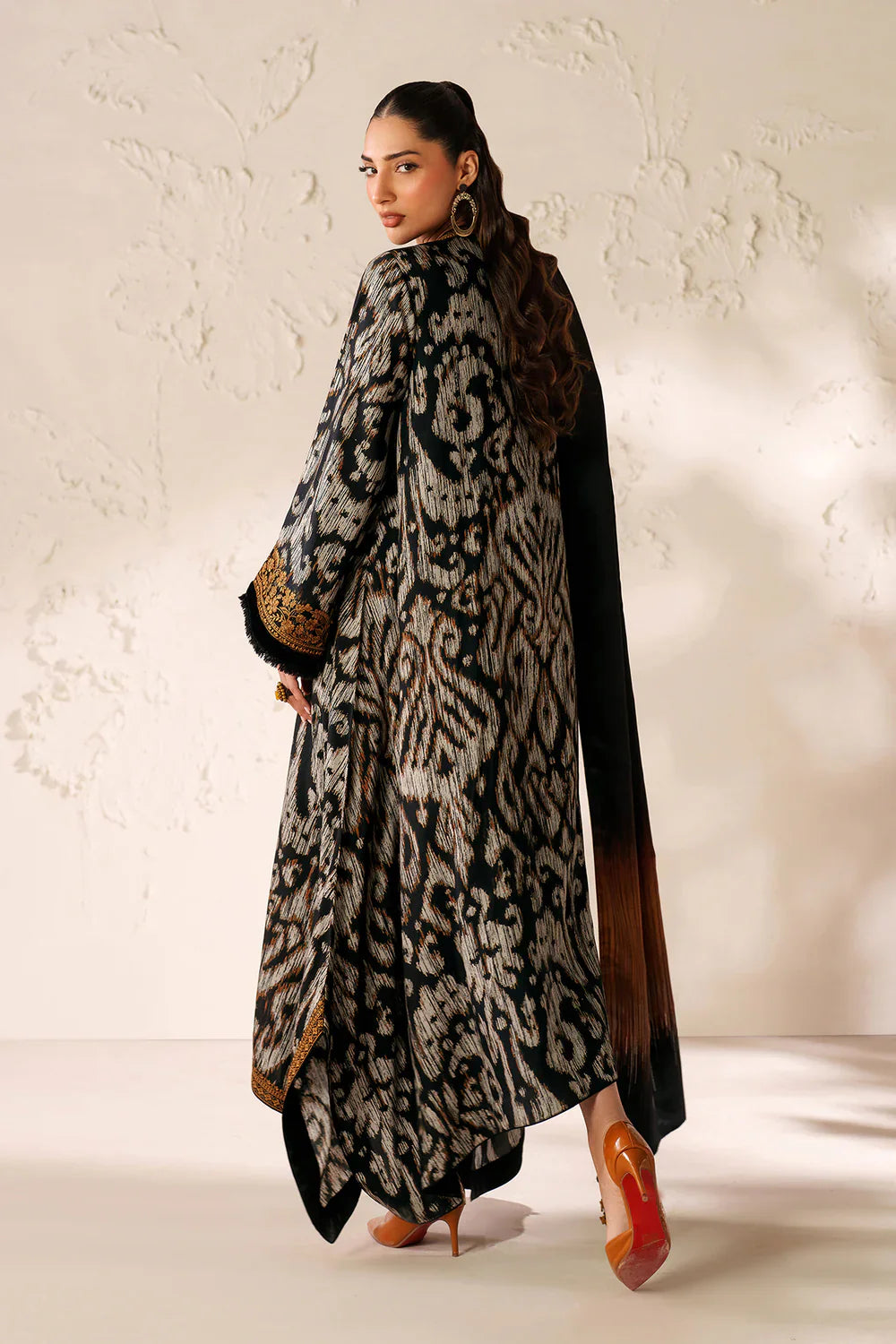 Baroque 2 pcs Printed Unstitched Lawn Suit - SF-4289